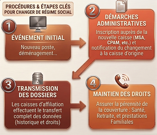comment changer de régime social